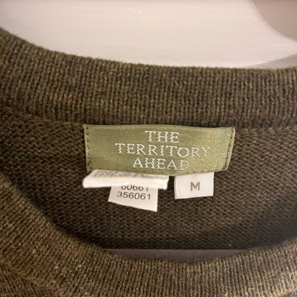 The Territory Ahead sweater dress medium olive green - Picture 6 of 7